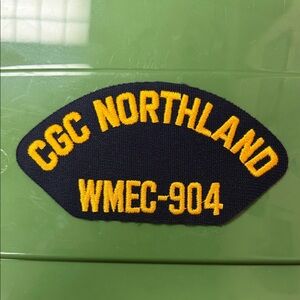 CGC Northland embroidered naval Patch with Yellow Lettering